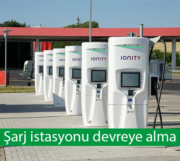 İzmir elektrikli şarj istasyonu devreye alma